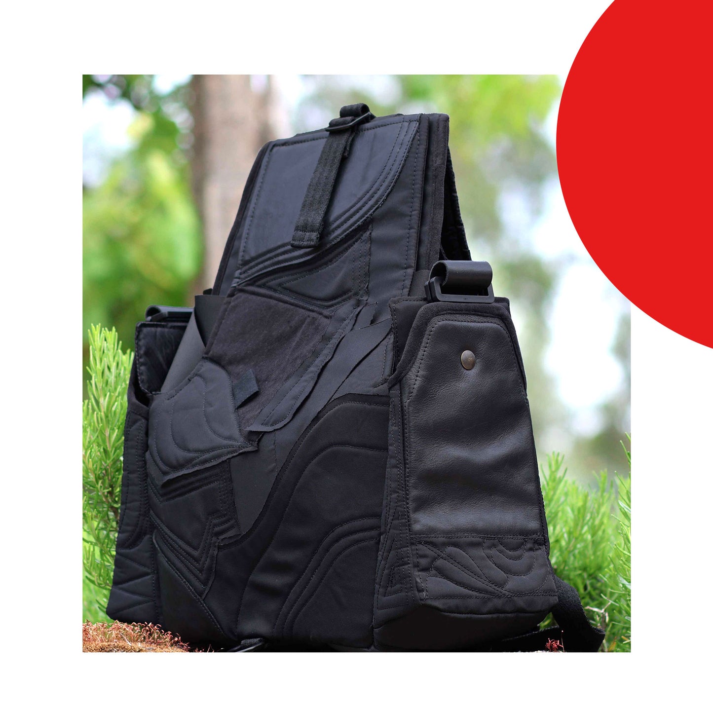 "HECATE C33 – Handmade Sustainable Backpack – Stylish Eco Fashion Bag for Slow Fashion Lovers"